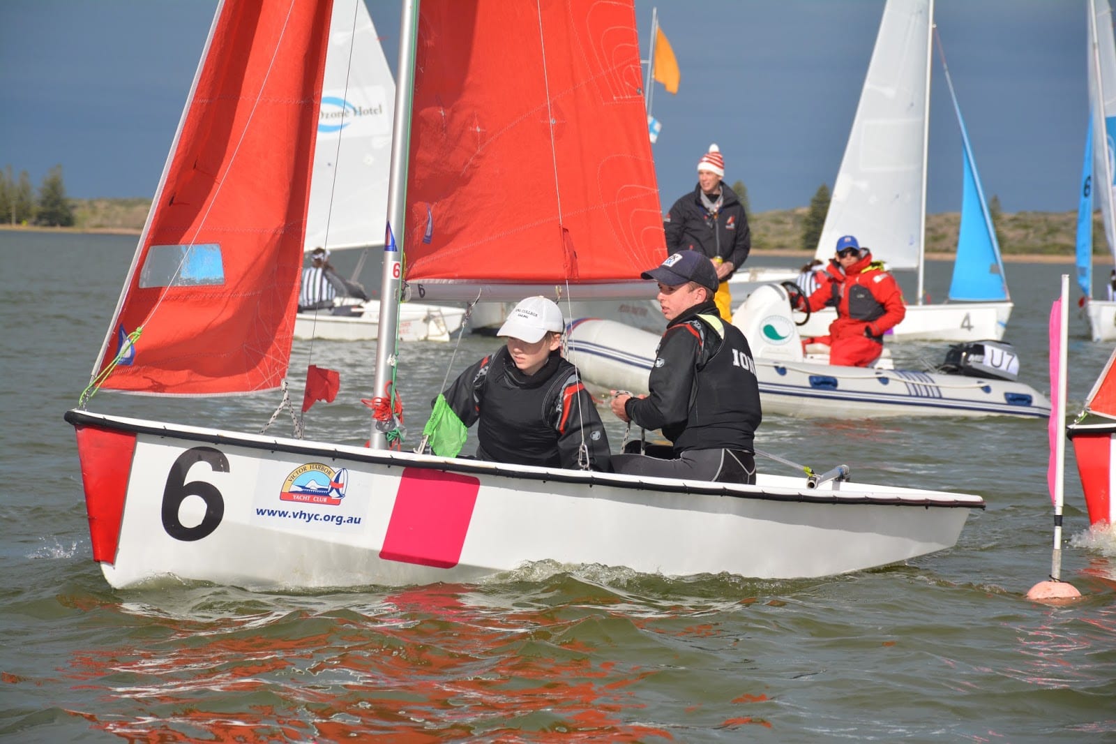 Action heats up in team sailing nationals