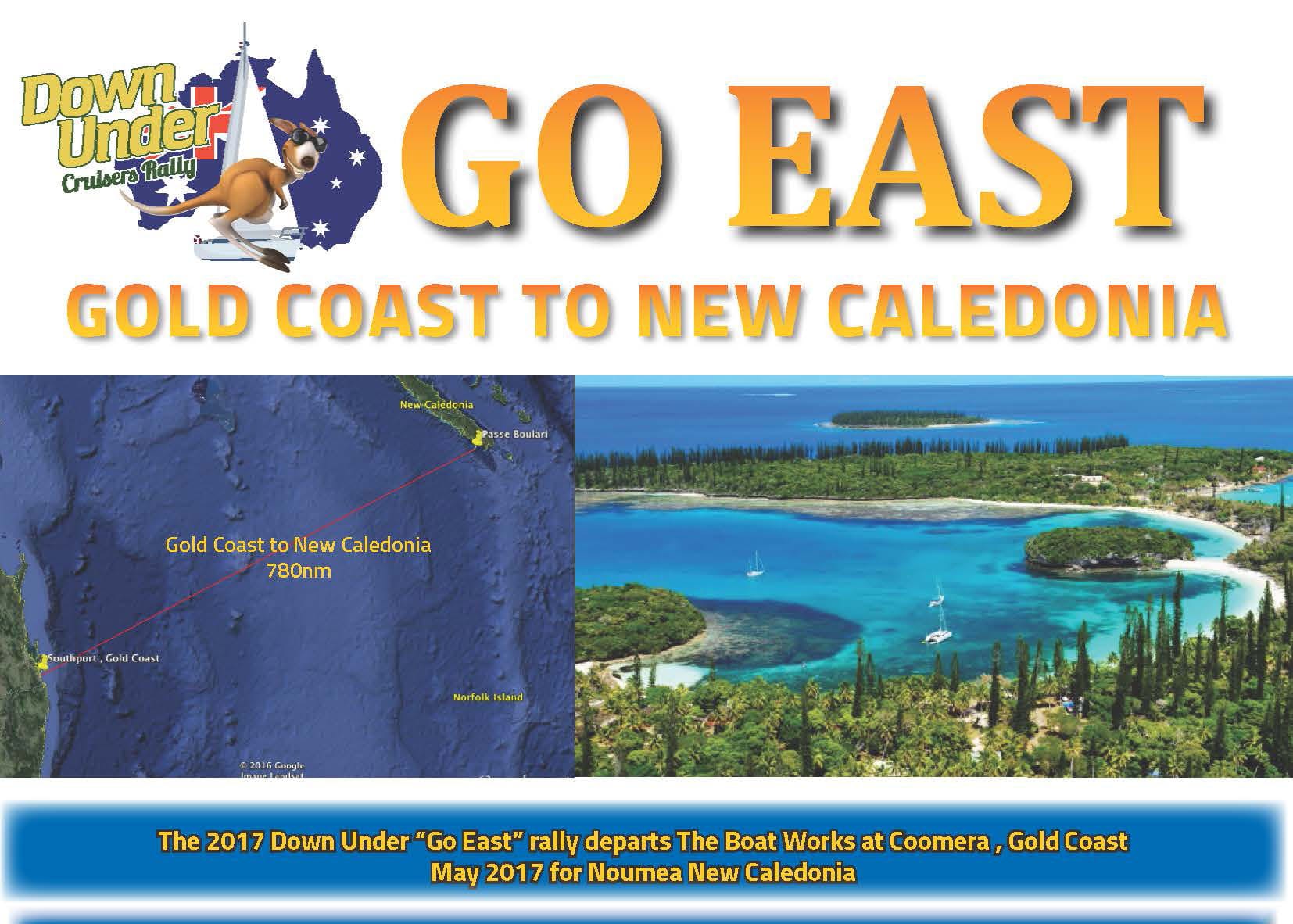 Gold Coast to New Caledonia – Down Under Rally “Go East” info day