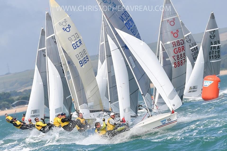 Aussies do battle in red hot 505 fleet