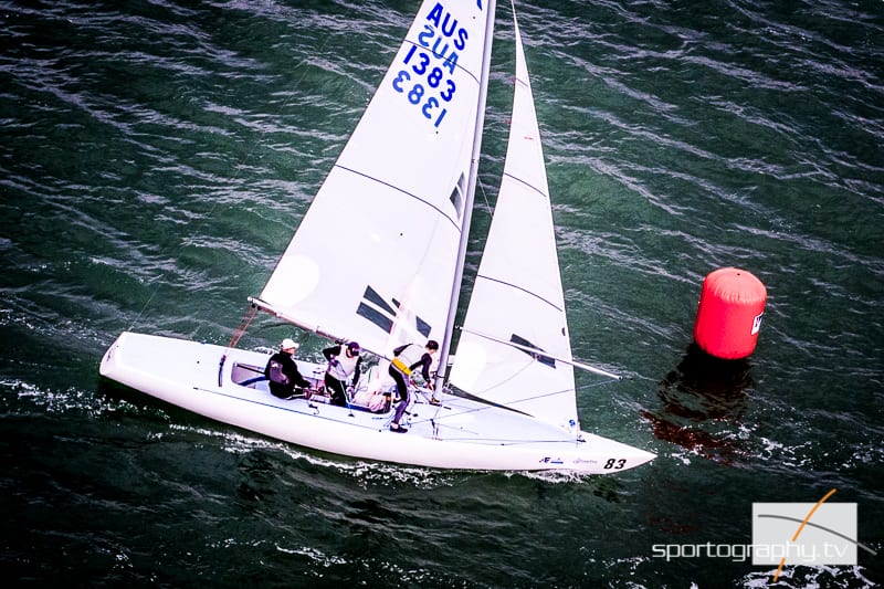 Etchells Worlds Day 1 – Aussie Rules