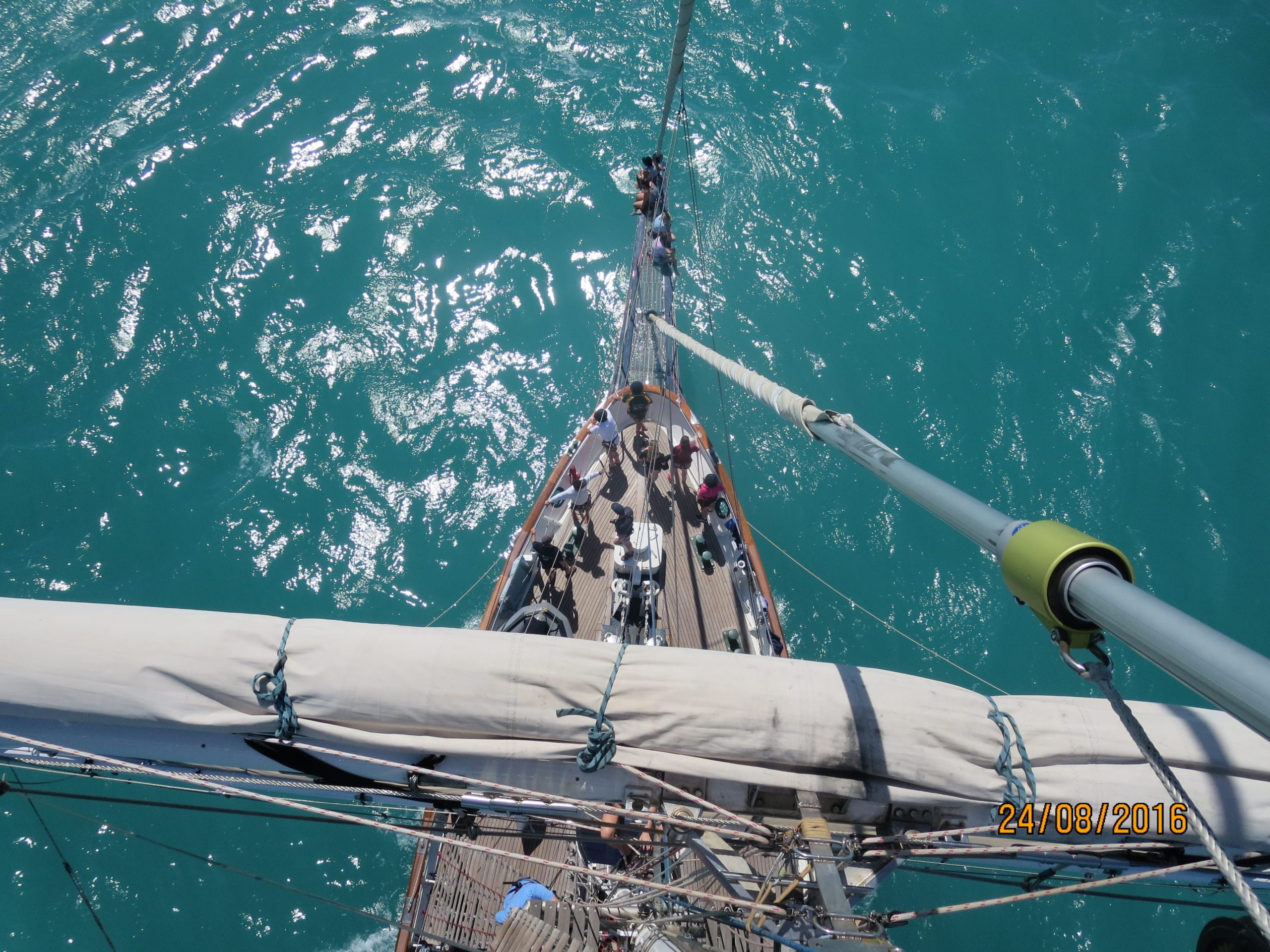 Issy’s Young Endeavour tall ship journey