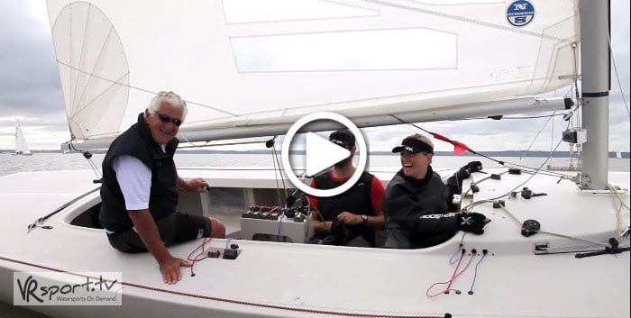 VIDEO: Light breezes on day two of Etchells Worlds