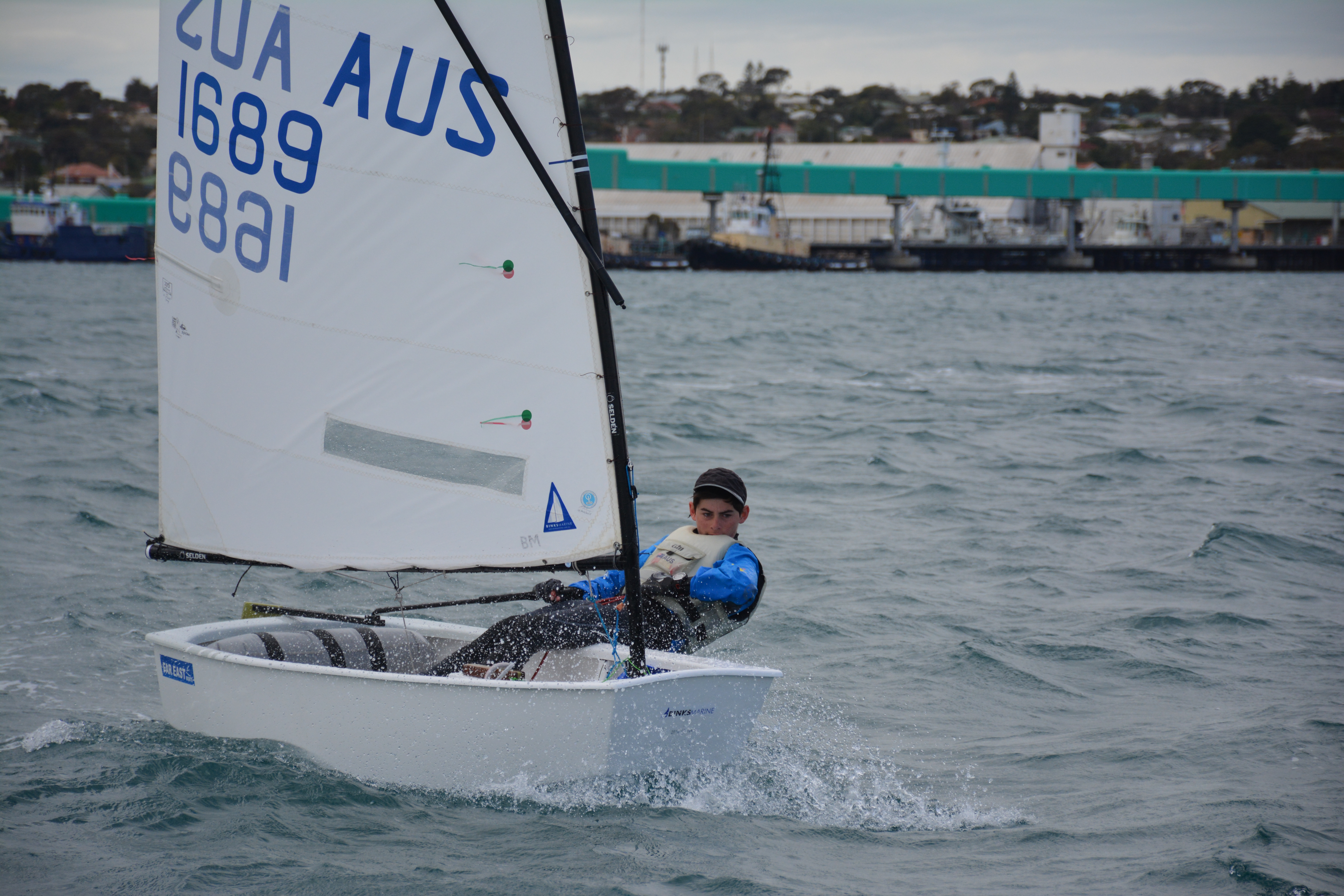 Great youth sailing despite wild weather
