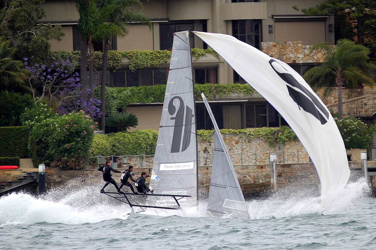 Rag & Famish wins dramatic state heat | NSW 18ft Skiffs