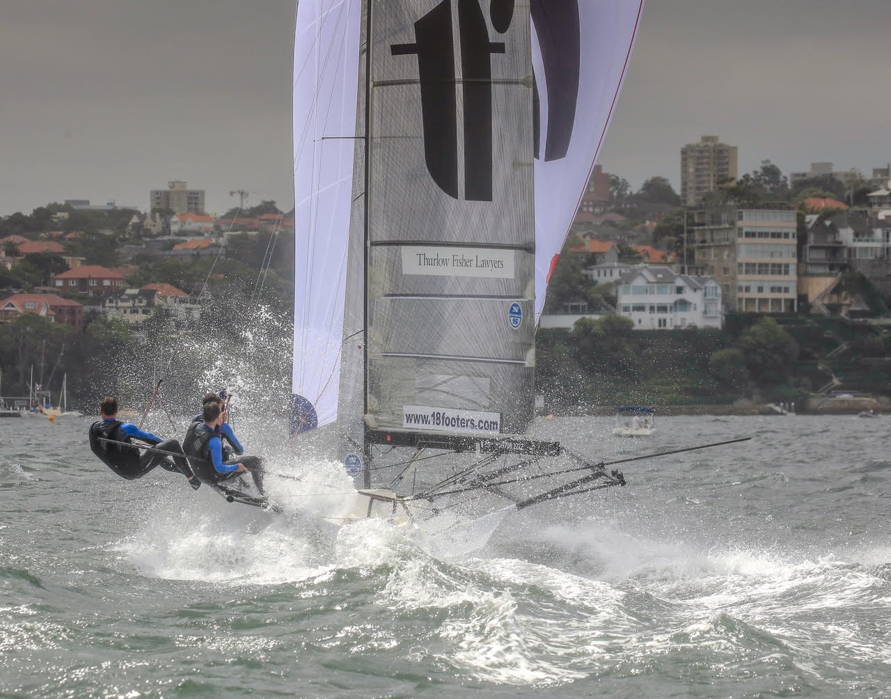 18 footers | Thurlow Fisher Lawyers in ominous form