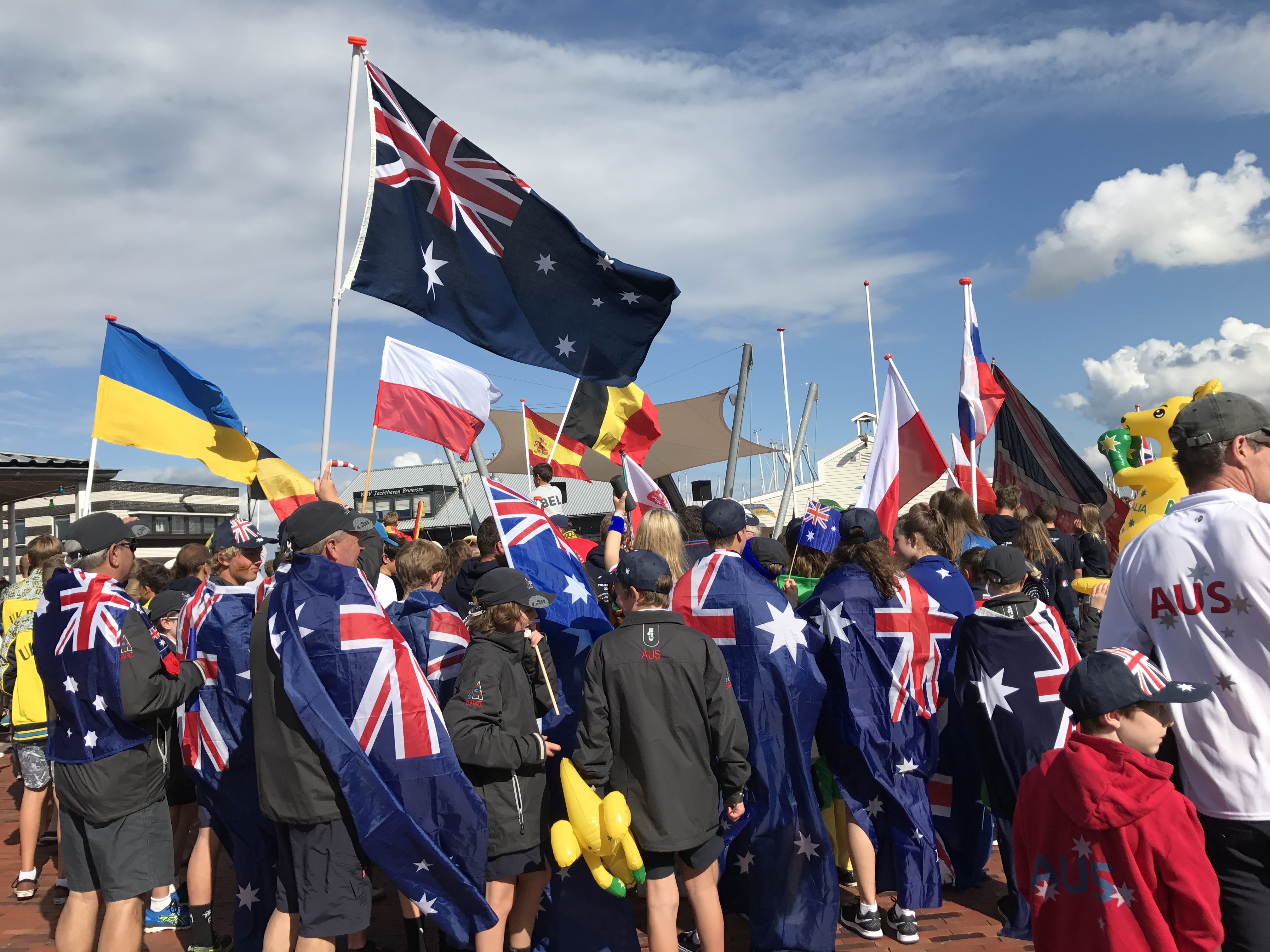 Cadet Worlds | Bully’s Blog #4 – Aussies win practice race