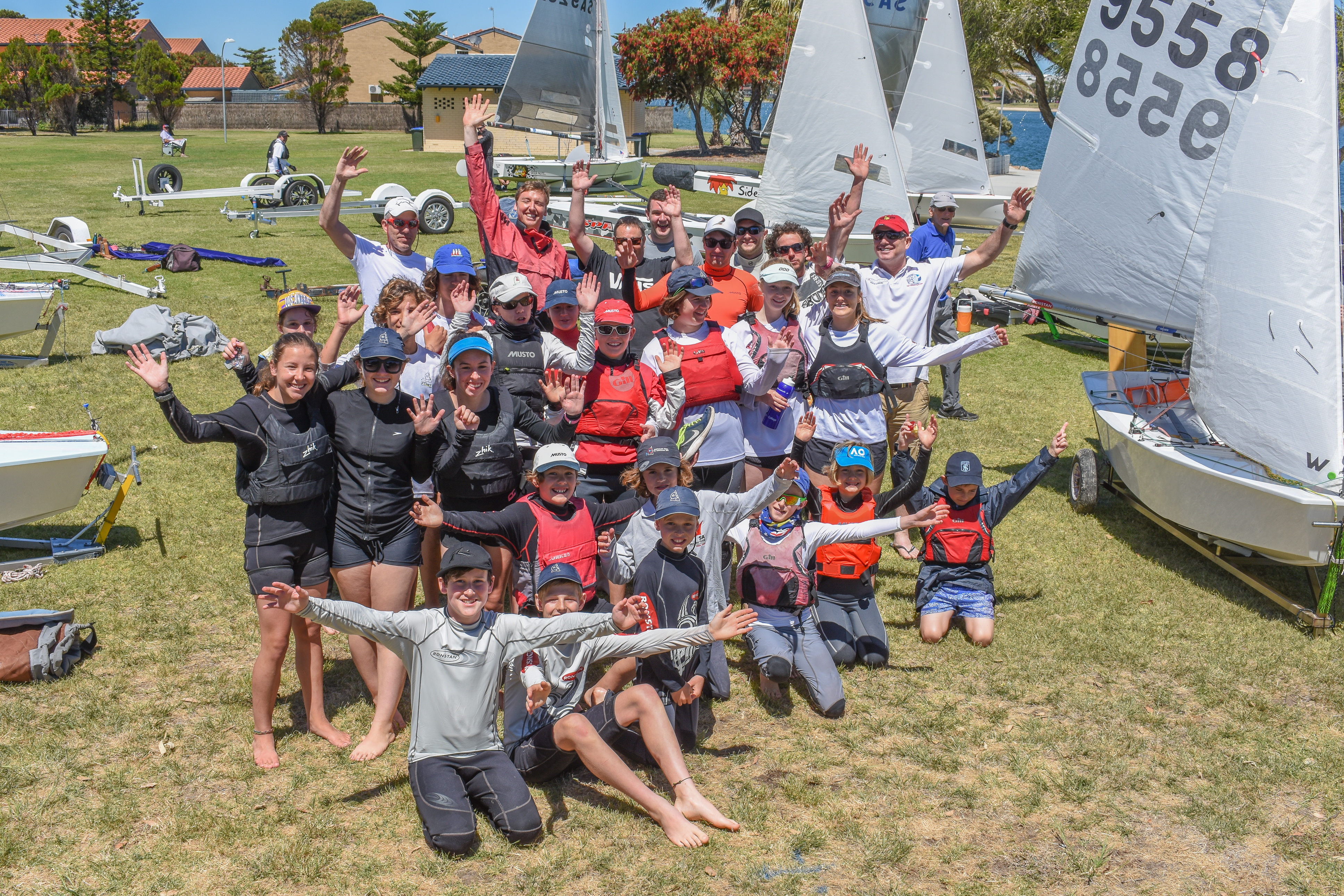 Sharpies join forces with Cadets for 2017 West Lakes Regatta