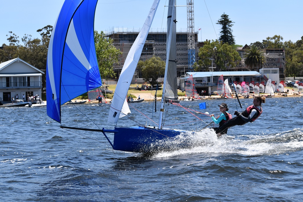 57 boats turn it on for Perth Waters Coaching Regatta