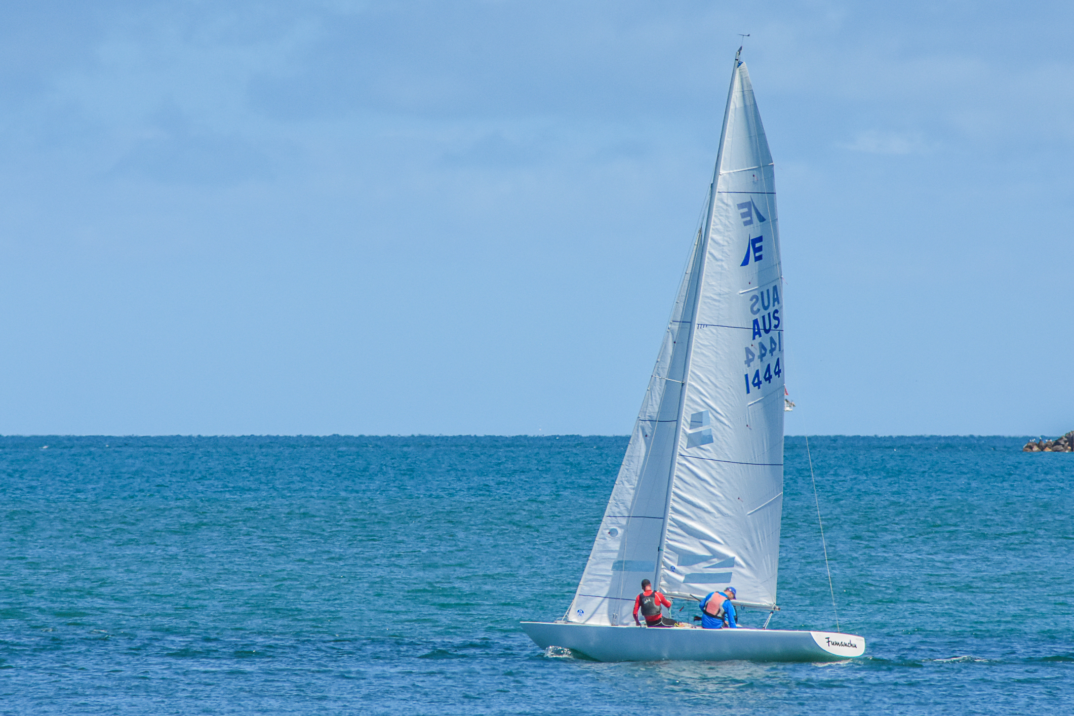 Fumanchu in the box seat after day one | Doyle Sails SA Etchells States