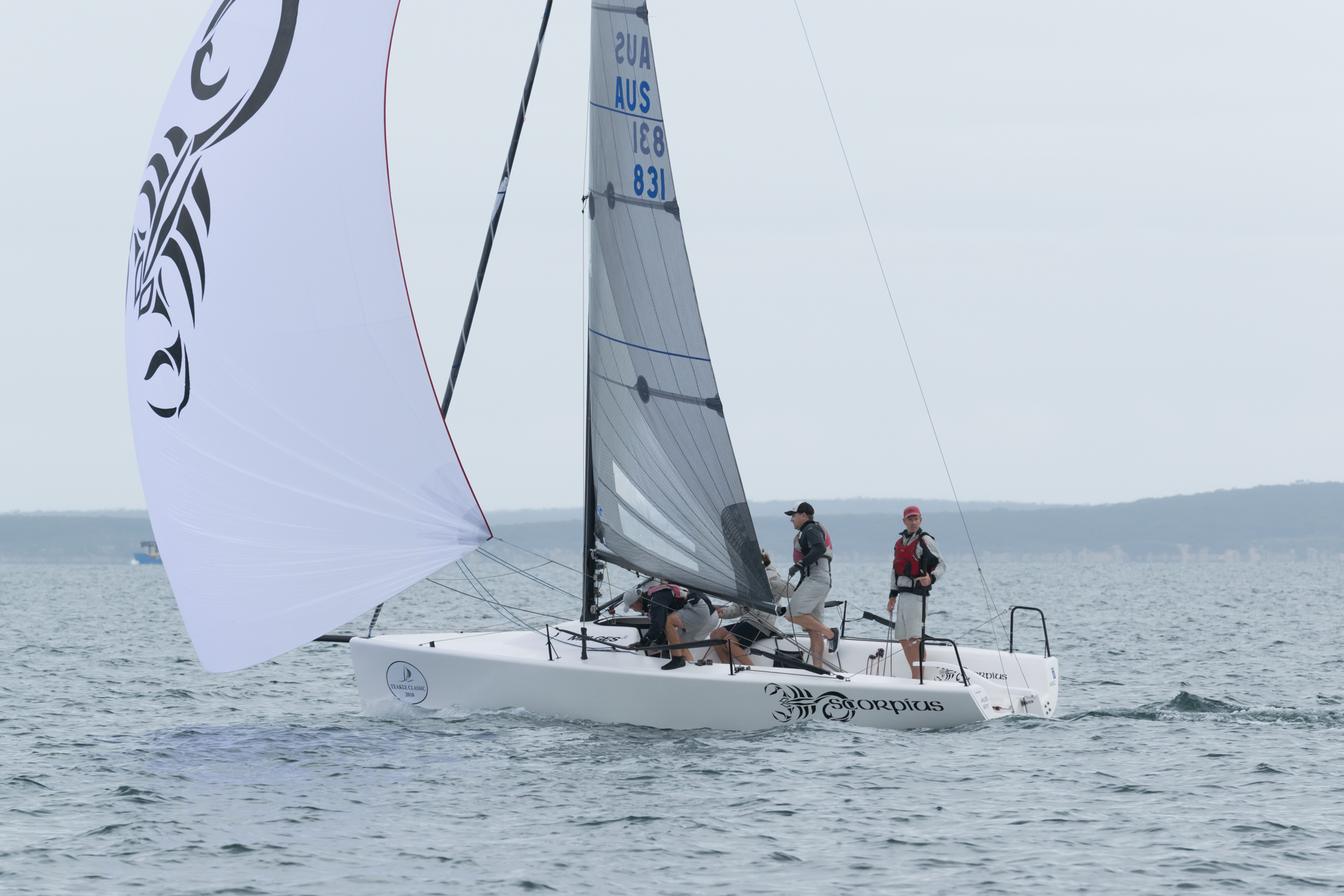 Higgins and crew on top at the halfway mark | Melges 24 Nationals