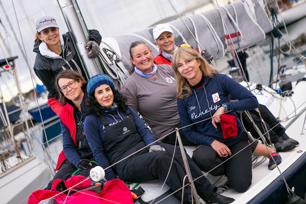 Light breeze escape on Day 1 of Australian Women’s Keelboat Regatta