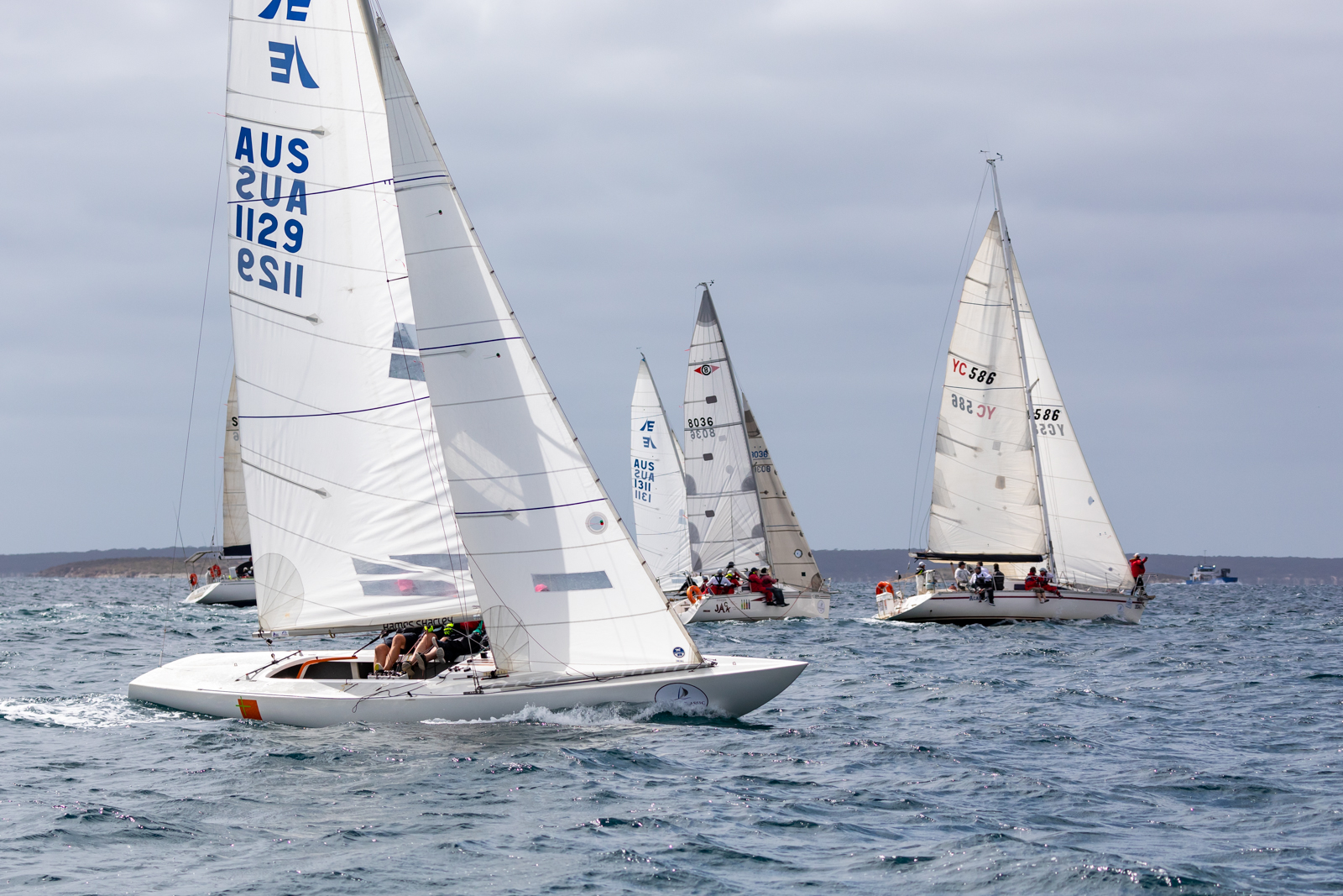 Regatta kicks off with two races around the cans in Boston Bay | Teakle Classic