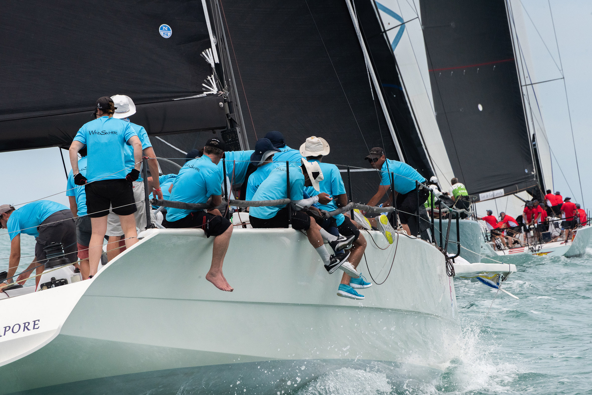 Stellar fleet line-up on Day 1 of Samui Regatta 2019