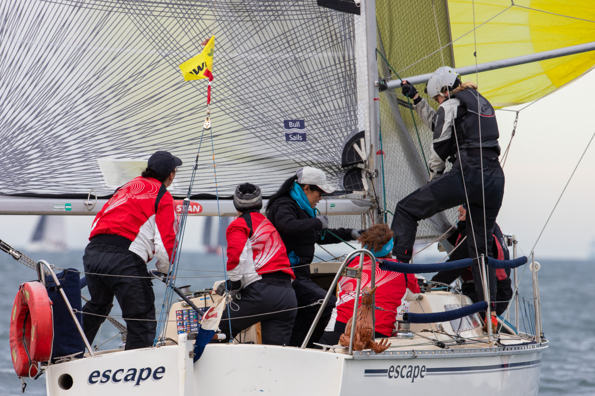 Competition ramps up with one day remaining at Australian Women’s Keelboat Regatta