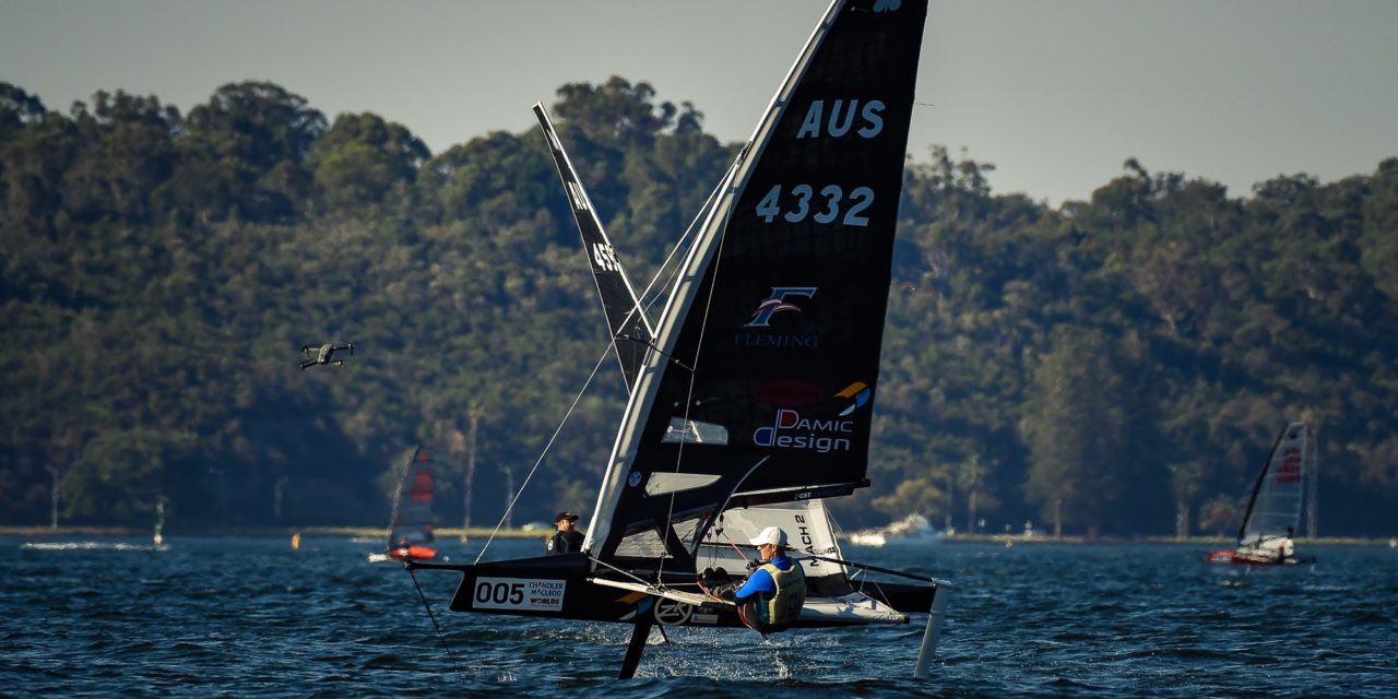 Slingsby and Burton flex their muscle on final day of Moth Worlds qualifying