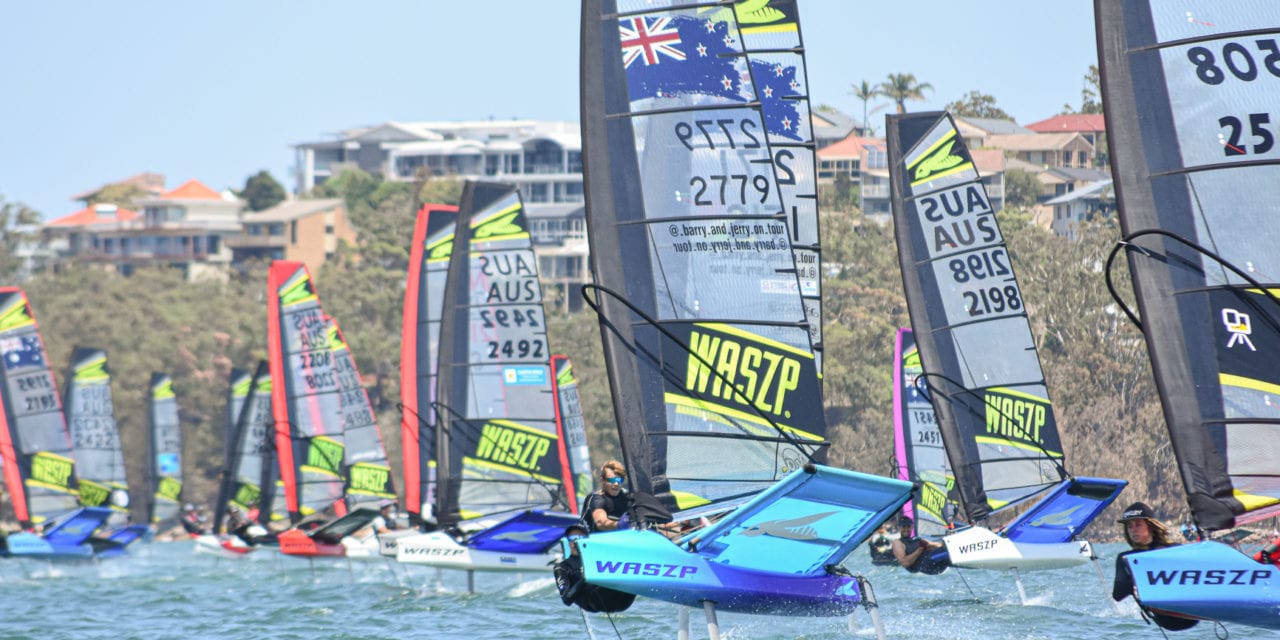 Class culture on display as Kiwis dominate 2020 Australian WASZP Championships