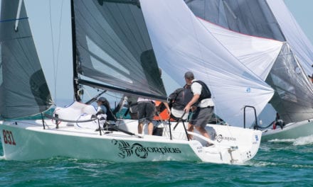 Rivalries renewed as super close racing kicks off 2020 Melges 24 Nationals