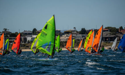 Hot and shifty start to 2022 Australian Windsurfing Championships