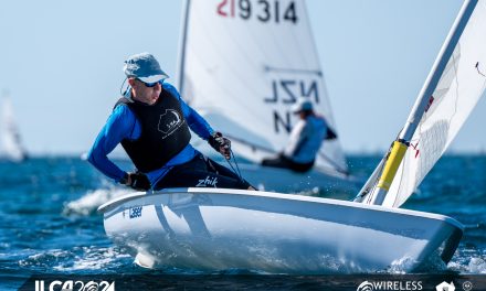 Tricky opening day to kick off 2024 ILCA Masters Worlds in Adelaide
