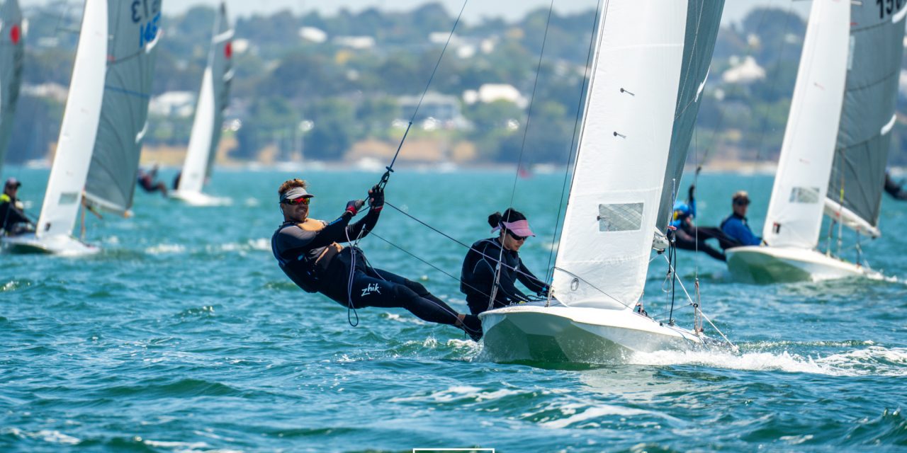 Still anyone’s guess after mixed second day of 2024 Fireball Worlds in Geelong